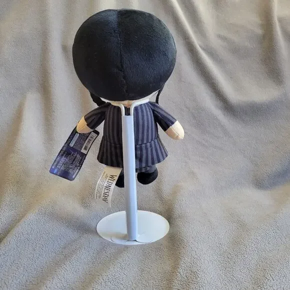 WEDNESDAY Addams Plush Doll Just Play MGM Series Soft Toy Merlina Mercredi - Picture 7 of 10
